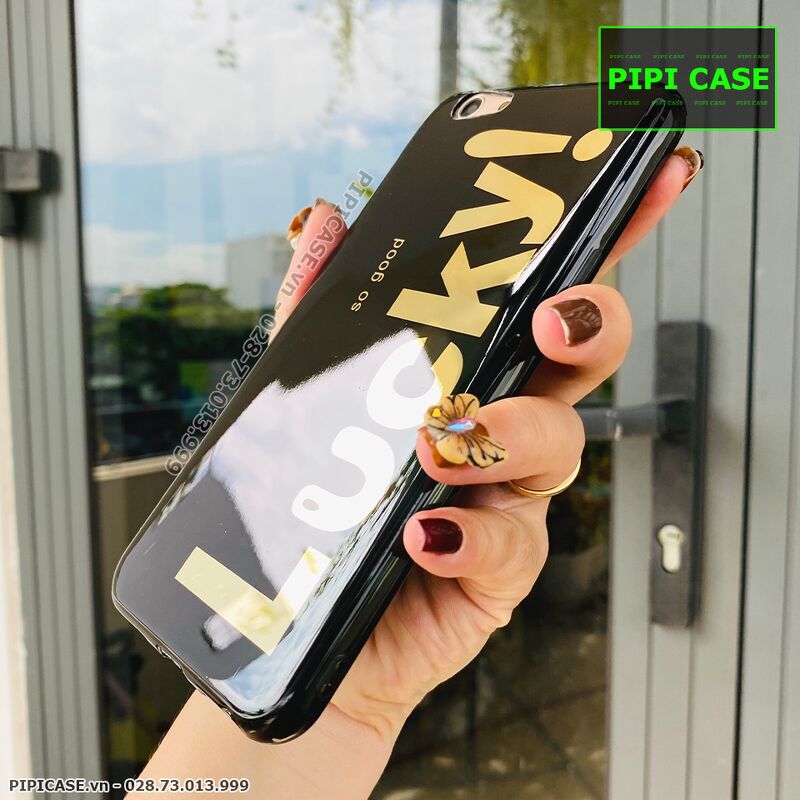 Ốp Lưng Oppo F3 - Lucky - Đen