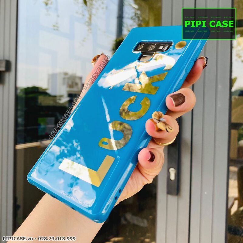 Ốp Lưng Samsung Note 9 - Lucky - Xanh Dương