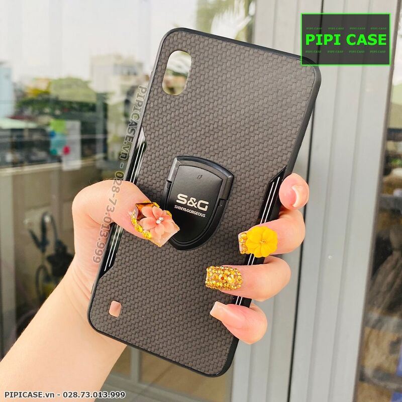 Ốp Lưng Samsung A10 - Hero Man - Đen