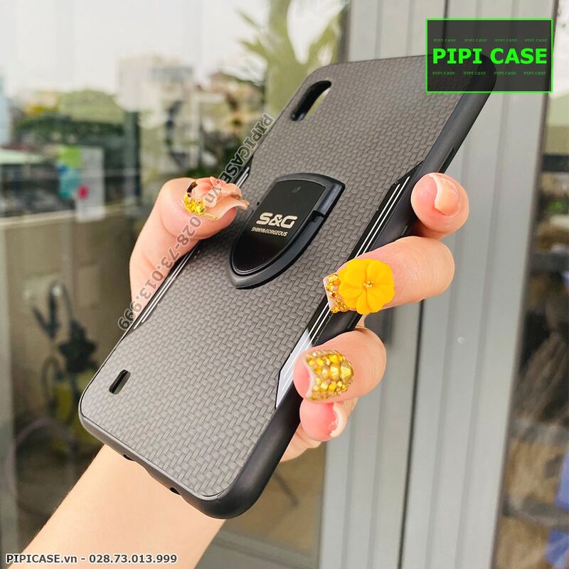 Ốp Lưng Samsung A10 - Hero Man - Đen