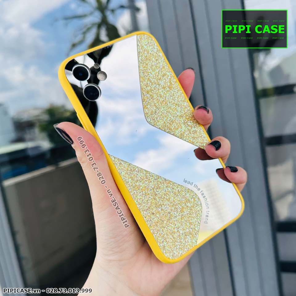 Ốp Lưng iPhone 11 - Glitter Mirror - Vàng