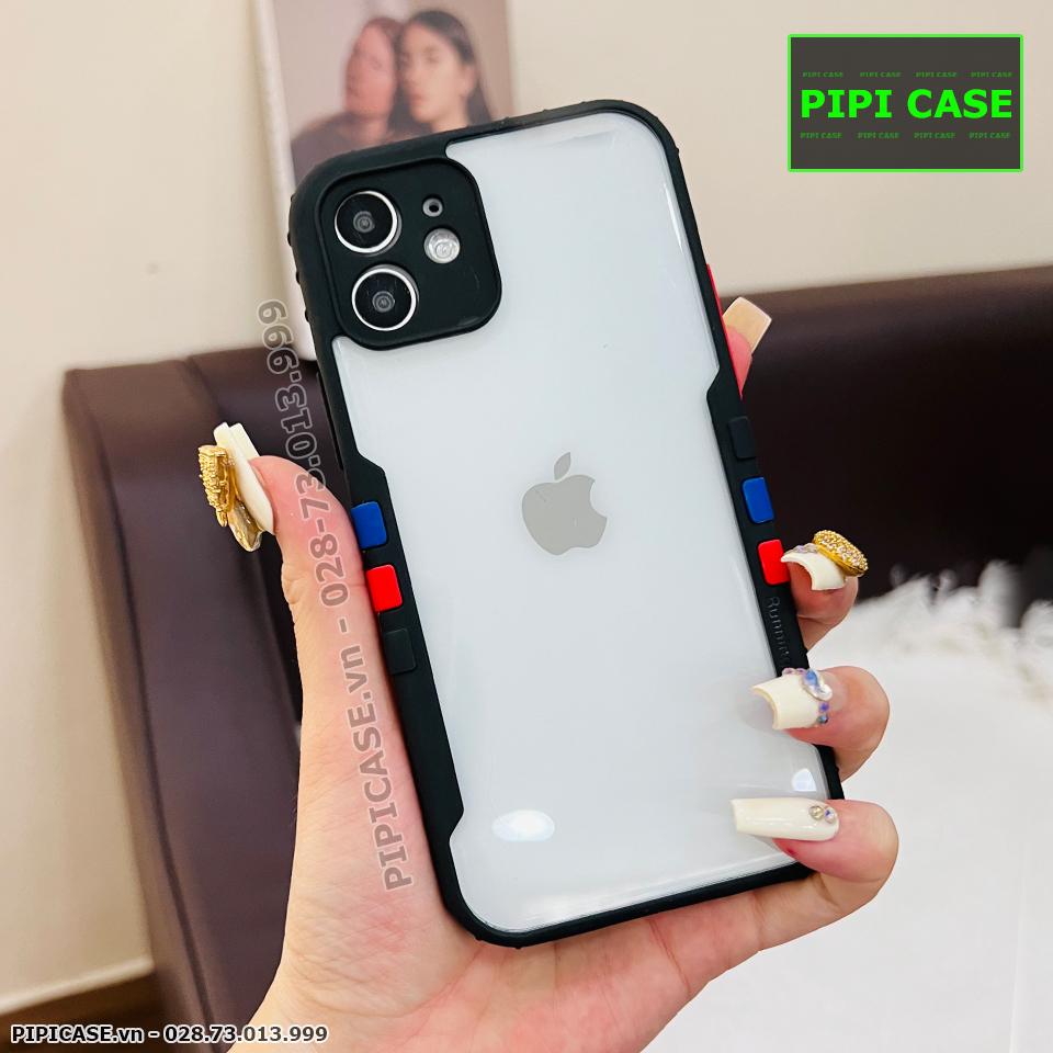 Ốp Lưng iPhone 12 - Running Man - Đen