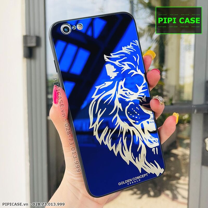Ốp Lưng iPhone 6 Plus / 6S Plus - Golden Tiger - Xanh