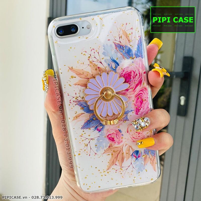 Ốp Lưng iPhone 8 Plus - Iring Flower - Màu 2