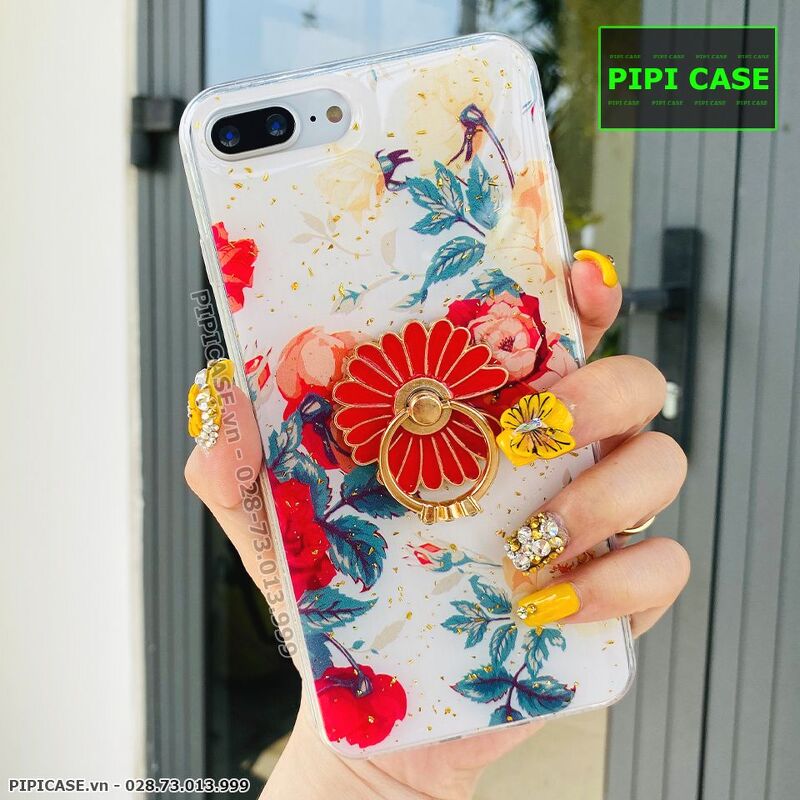 Ốp Lưng iPhone 8 Plus - Iring Flower - Màu 6