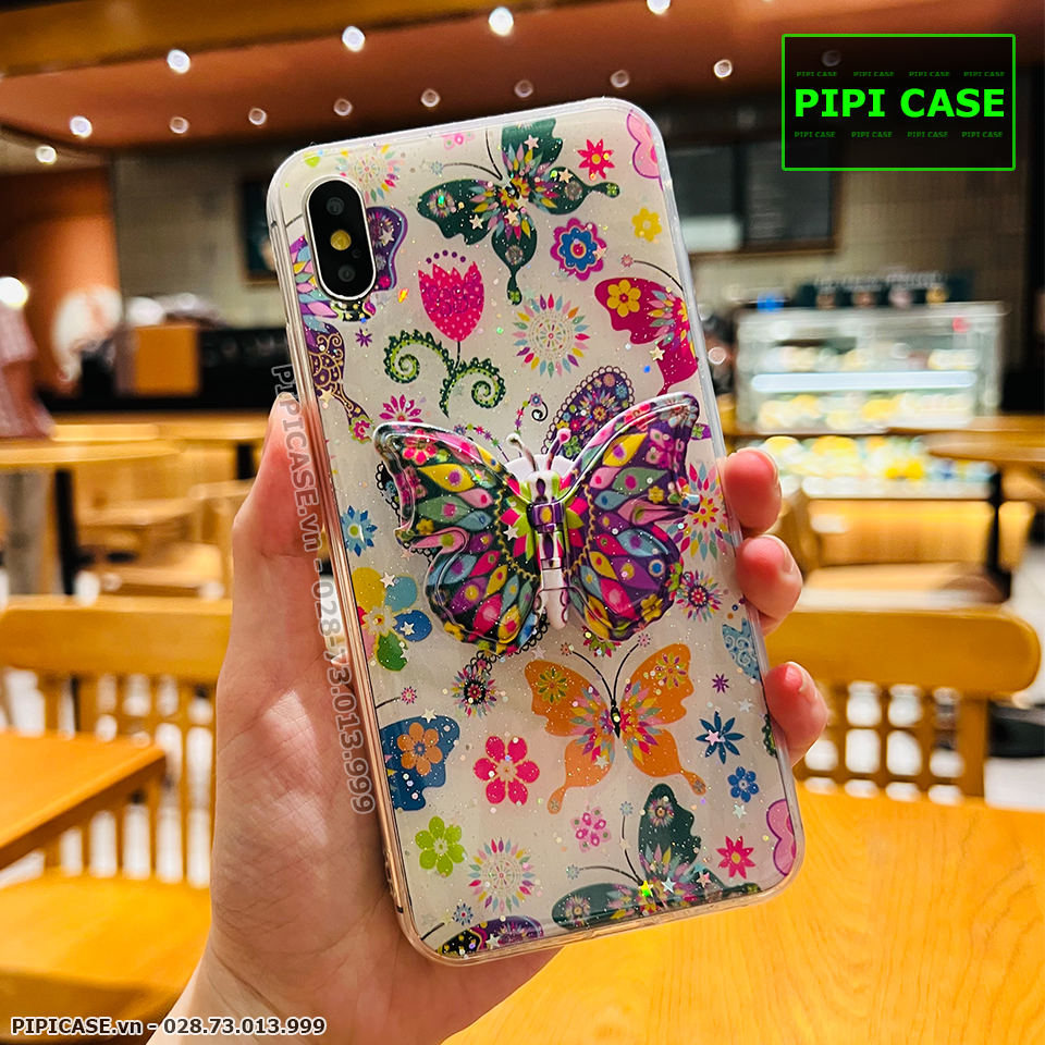 Ốp Lưng iPhone XS Max - Iring Butterfly - 7 Màu