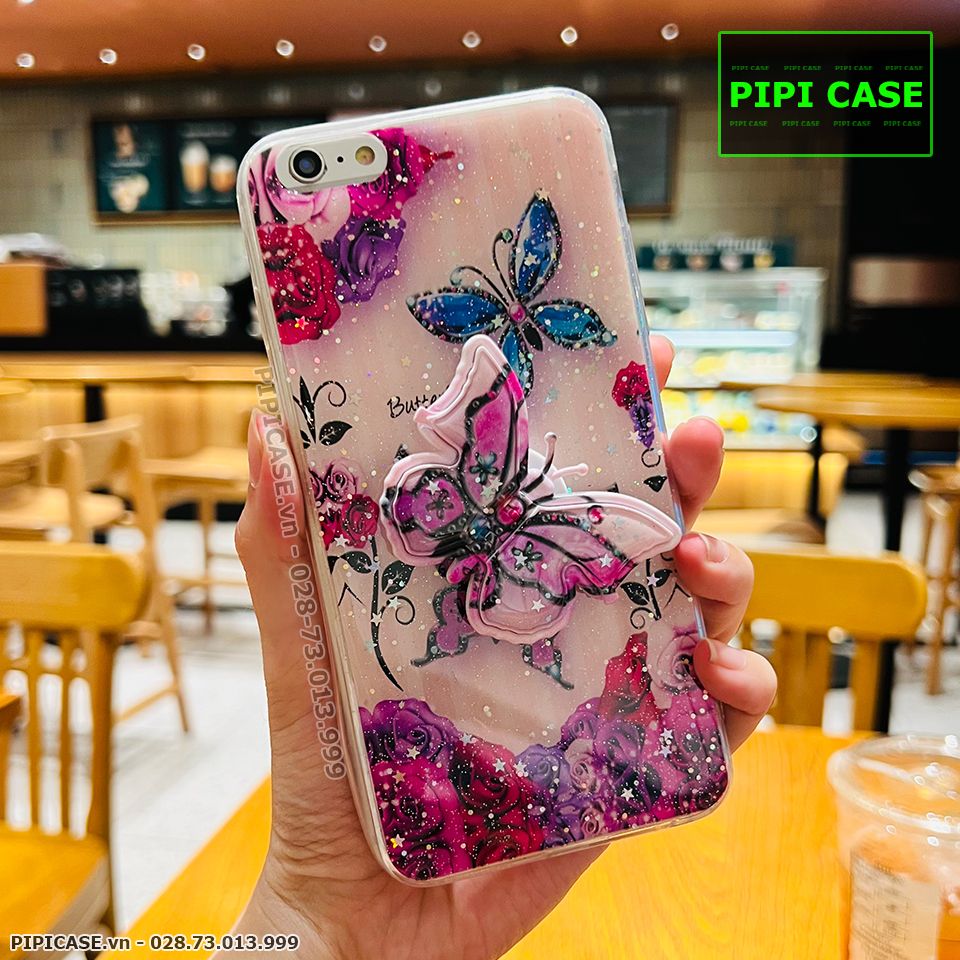 Ốp Lưng iPhone 6 Plus / 6S Plus - Iring Butterfly - Tím