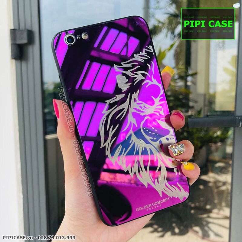 Ốp Lưng iPhone 6 Plus / 6S Plus - Golden Tiger - Hồng