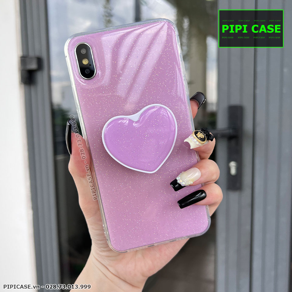Ốp Lưng iPhone XS Max - Doris - Tím