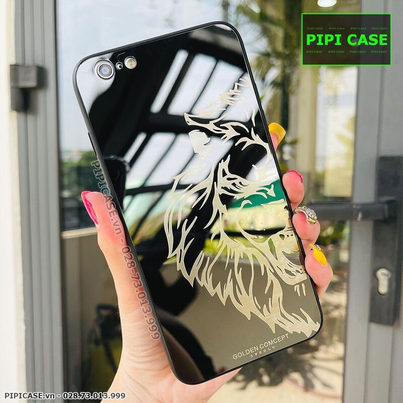 Ốp Lưng iPhone 6 Plus / 6S Plus - Golden Tiger - Đen