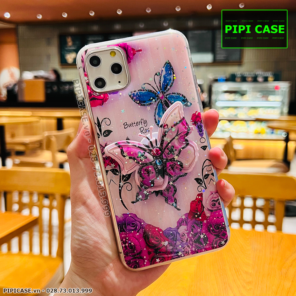 Ốp Lưng iPhone 11 Pro Max - Iring Butterfly - Tím