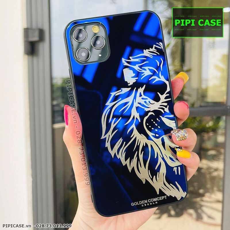 Ốp Lưng iPhone 11 Pro Max - Golden Tiger - Xanh