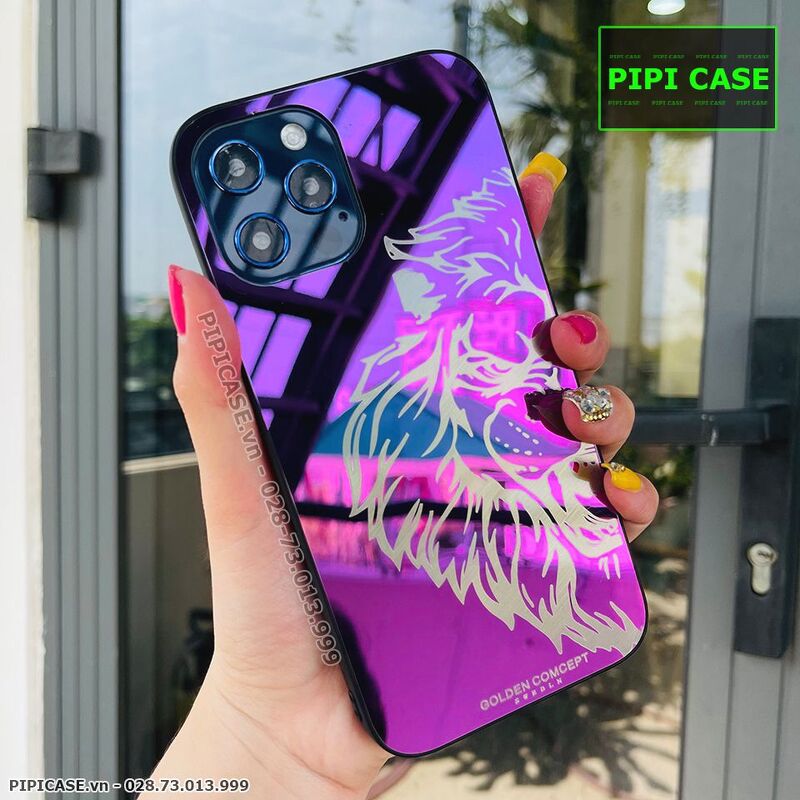 Ốp Lưng iPhone 12 Pro Max - Golden Tiger - Hồng