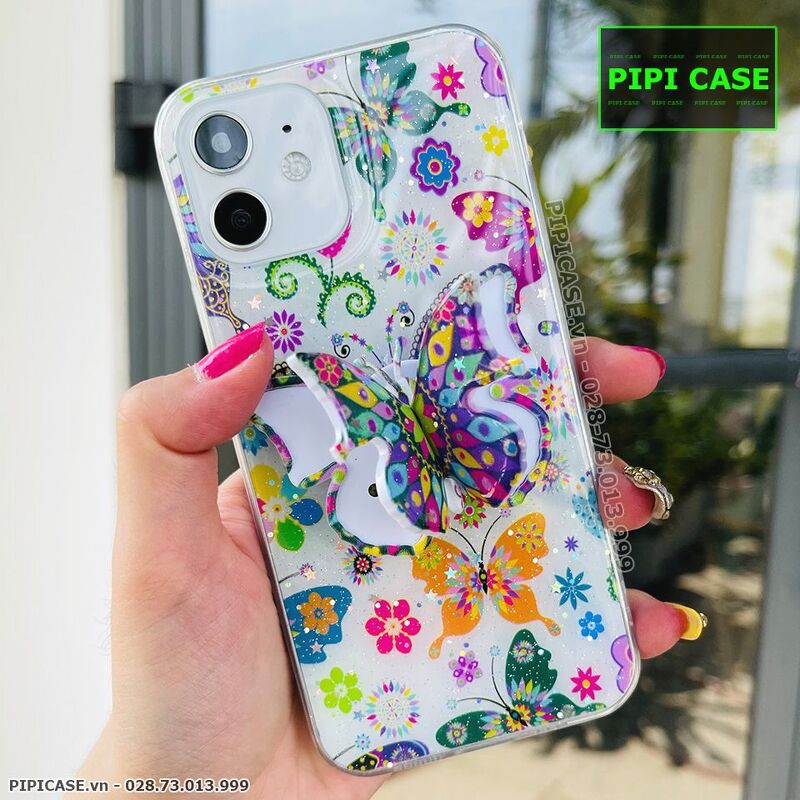 Ốp Lưng iPhone 12 - Iring Butterfly - 7 Màu