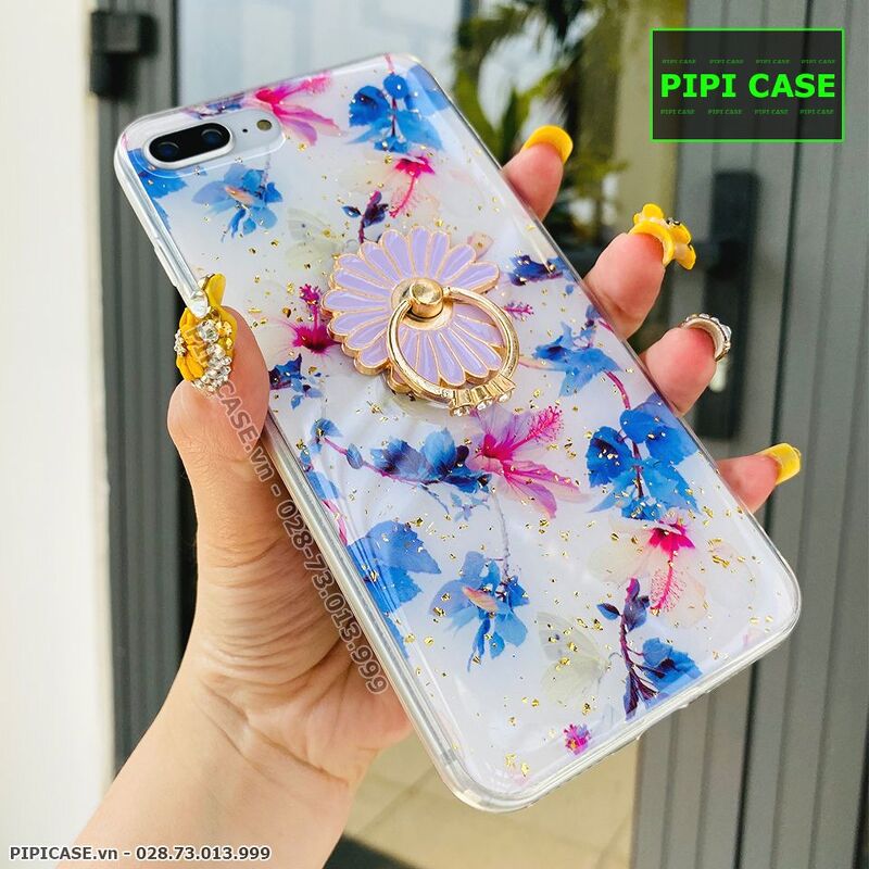 Ốp Lưng iPhone 8 Plus - Iring Flower - Màu 5