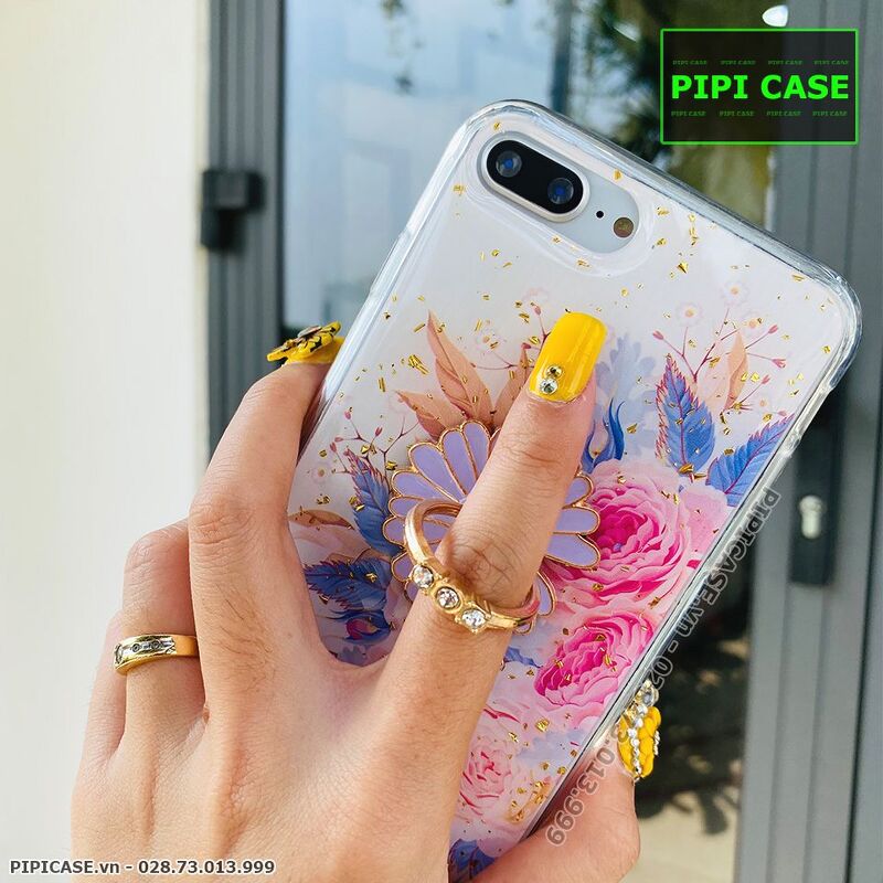 Ốp Lưng iPhone 7 Plus / 8 Plus - Iring Flower - Màu 2