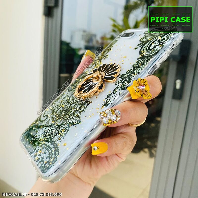 Ốp Lưng iPhone 8 Plus - Iring Flower - Màu 4
