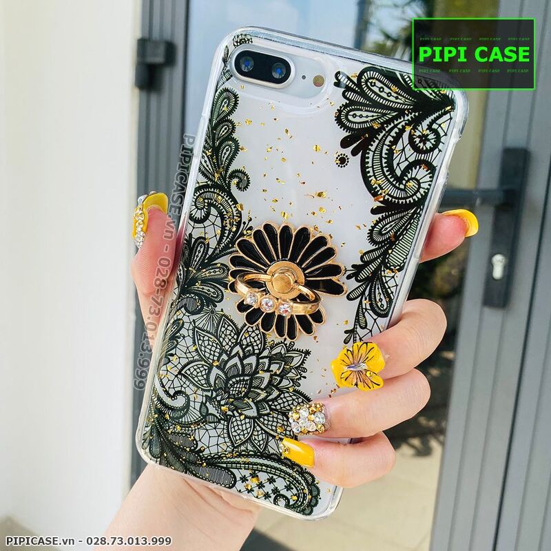 Ốp Lưng iPhone 8 Plus - Iring Flower - Màu 4