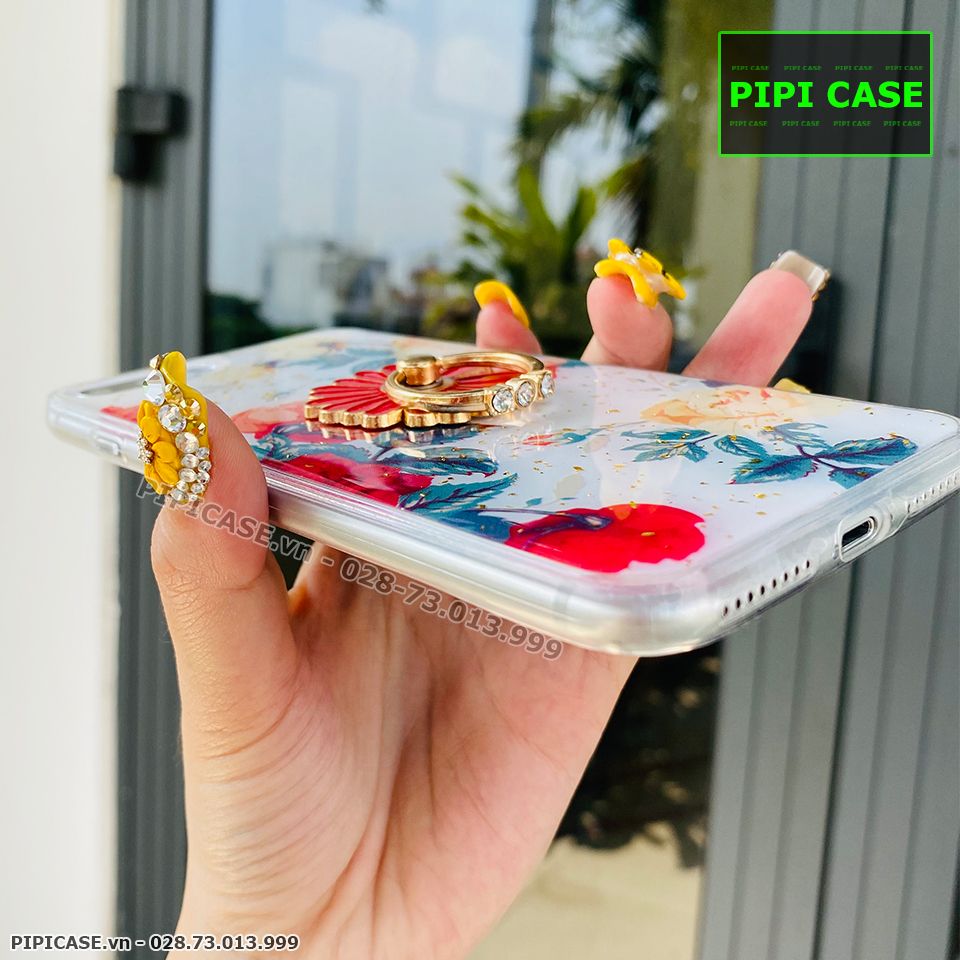 Ốp Lưng iPhone 8 Plus - Iring Flower - Màu 6