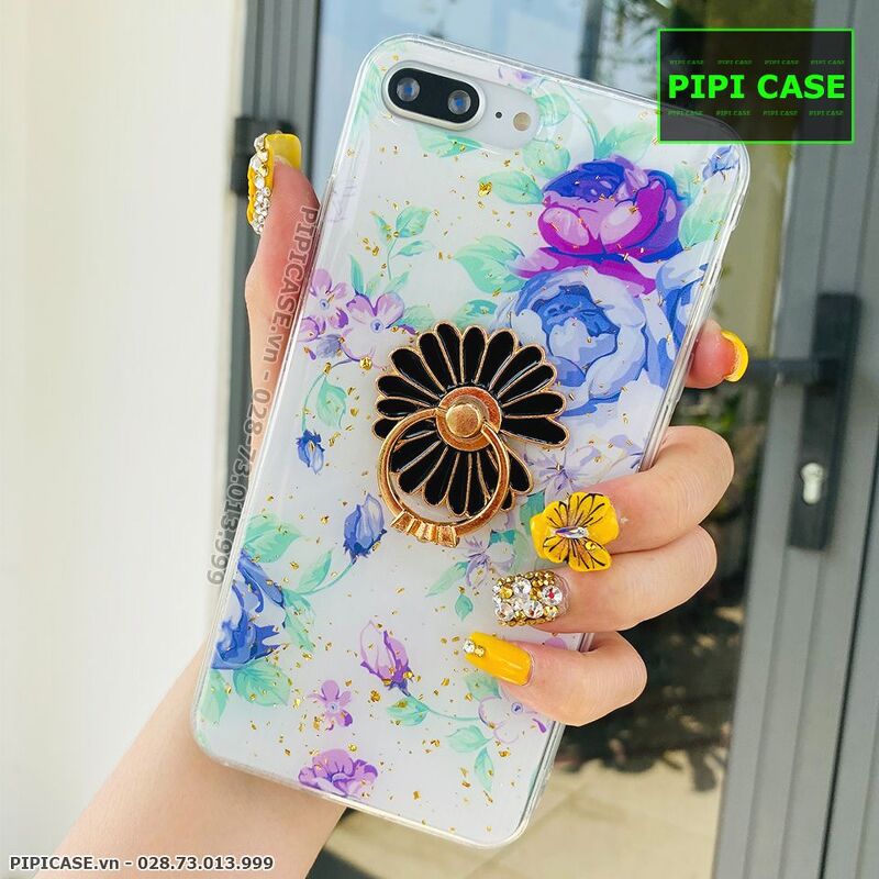 Ốp Lưng iPhone 8 Plus - Iring Flower - Màu 1
