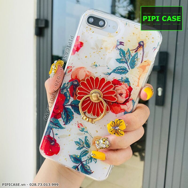 Ốp Lưng iPhone 8 Plus - Iring Flower - Màu 6