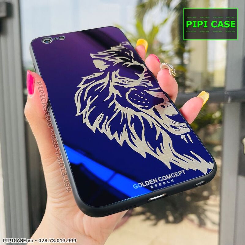 Ốp Lưng iPhone 6 Plus / 6S Plus - Golden Tiger - Xanh