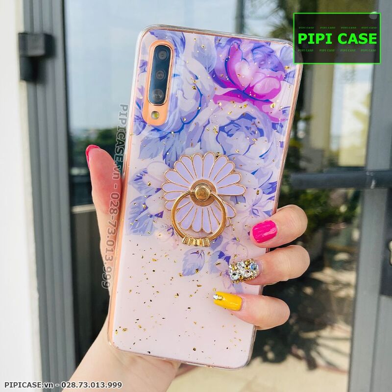 Ốp Lưng Samsung A70 - Iring Flower - Màu 7