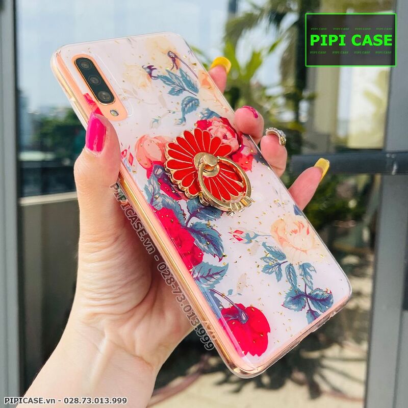 Ốp Lưng Samsung A70 - Iring Flower - Màu 6