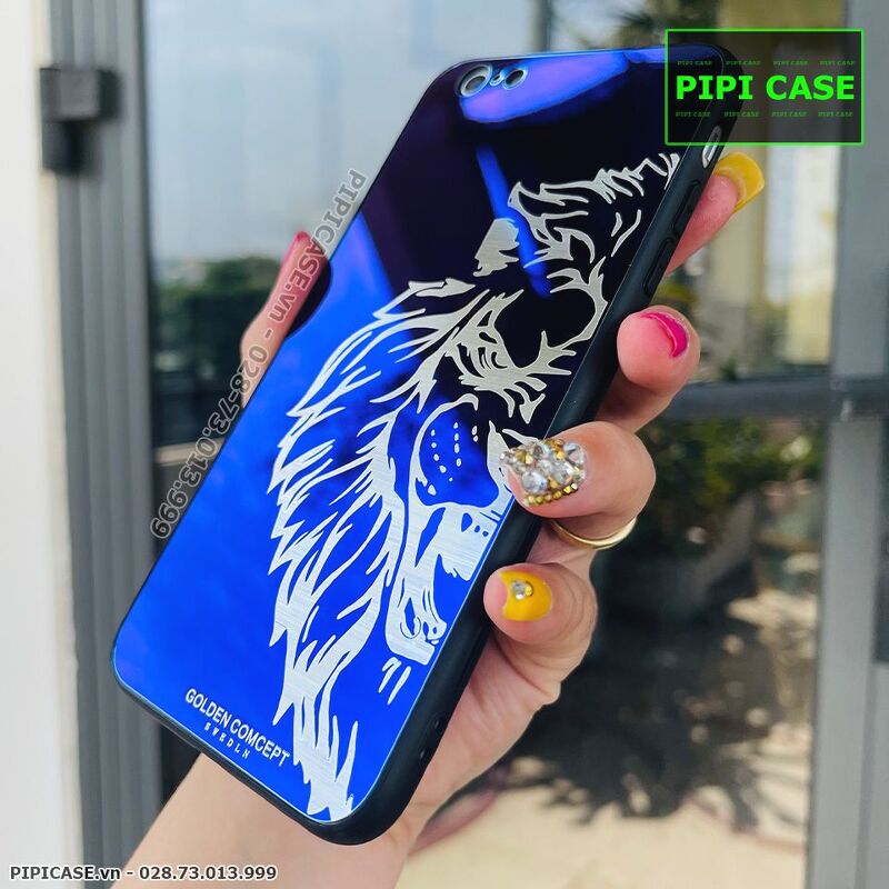 Ốp Lưng iPhone 6 Plus / 6S Plus - Golden Tiger - Xanh