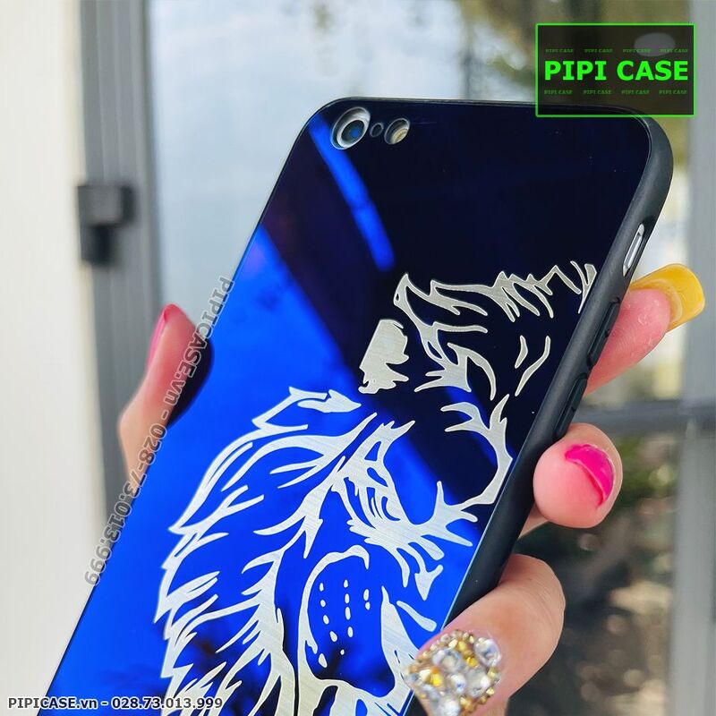 Ốp Lưng iPhone 6 Plus / 6S Plus - Golden Tiger - Xanh