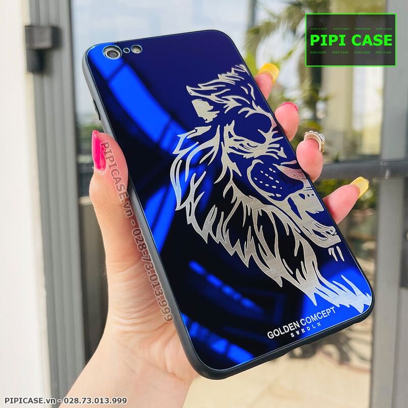 Ốp Lưng iPhone 6 Plus / 6S Plus - Golden Tiger - Xanh