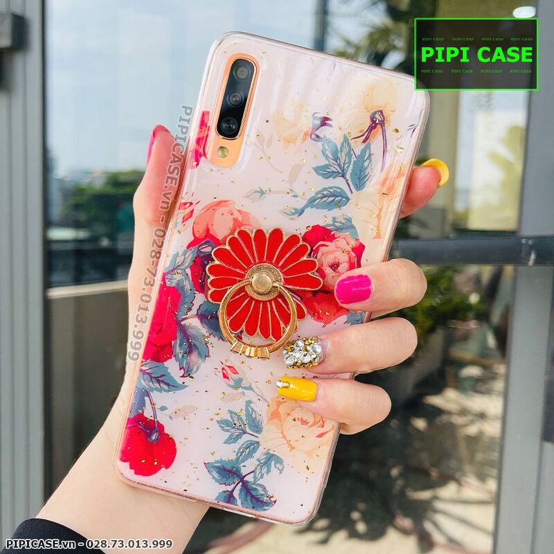Ốp Lưng Samsung A70 - Iring Flower - Màu 6