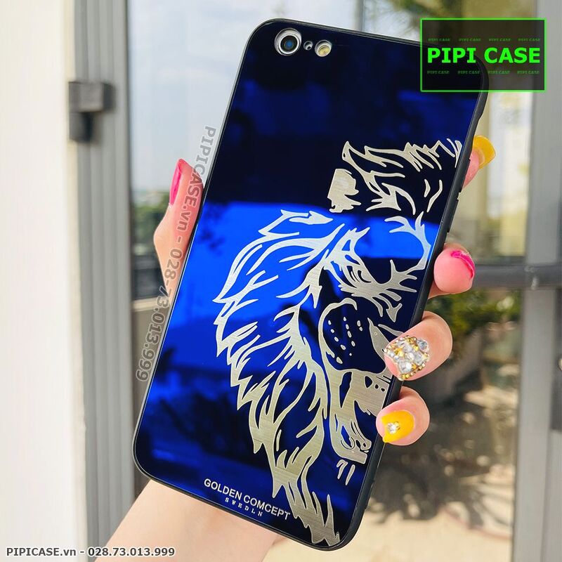 Ốp Lưng iPhone 6 Plus / 6S Plus - Golden Tiger - Xanh