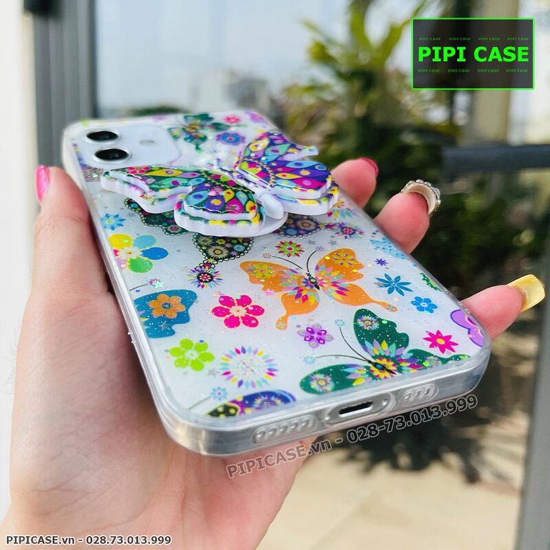 Ốp Lưng iPhone 12 - Iring Butterfly - 7 Màu