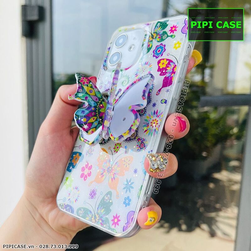 Ốp Lưng iPhone 12 - Iring Butterfly - 7 Màu