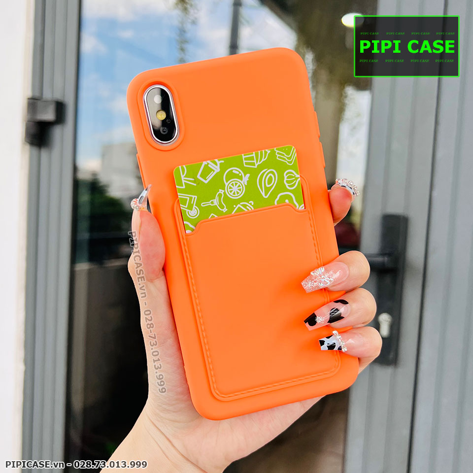 Ốp Lưng iPhone X / XS - Cover - Cam