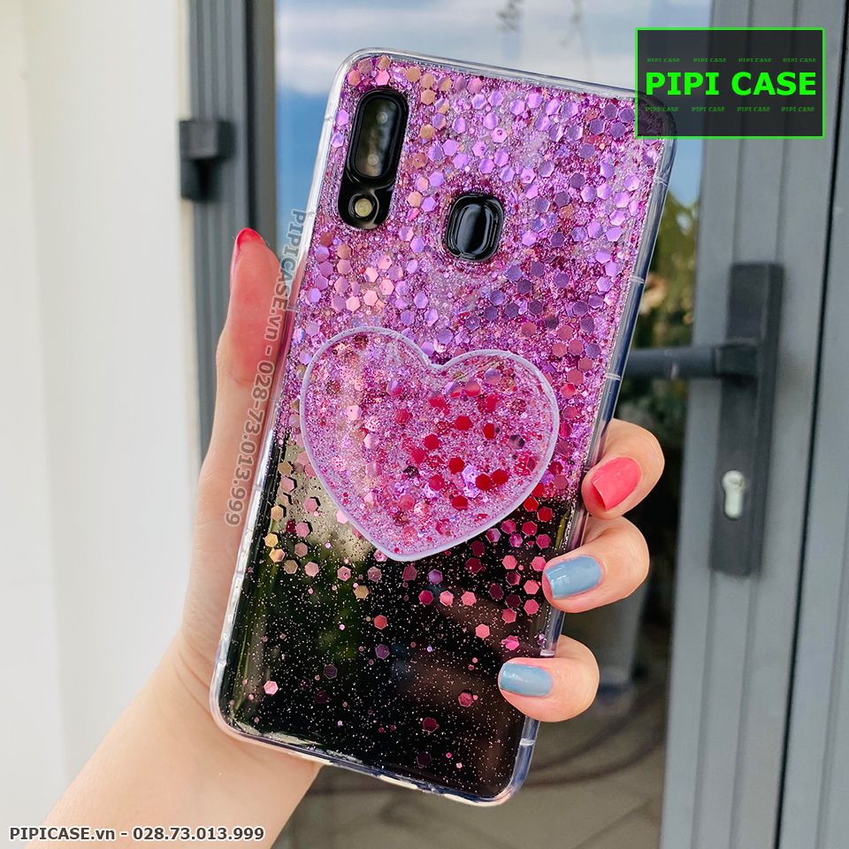 Ốp Lưng Samsung A20 / A30 - Super Star - Tím