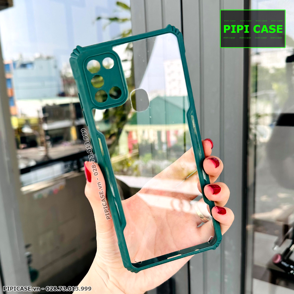 Ốp Lưng Samsung A21S - Bigtal - Xanh Rêu