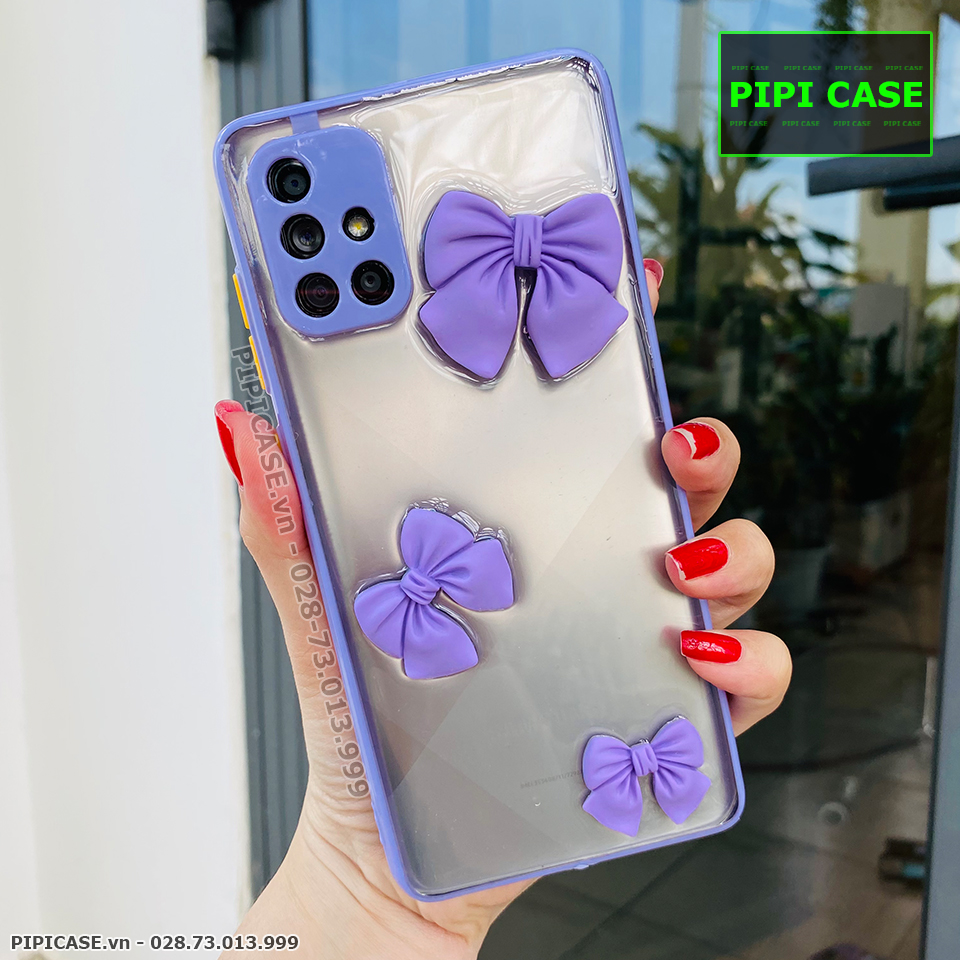 Ốp Lưng Samsung A51 - Anime - Tím
