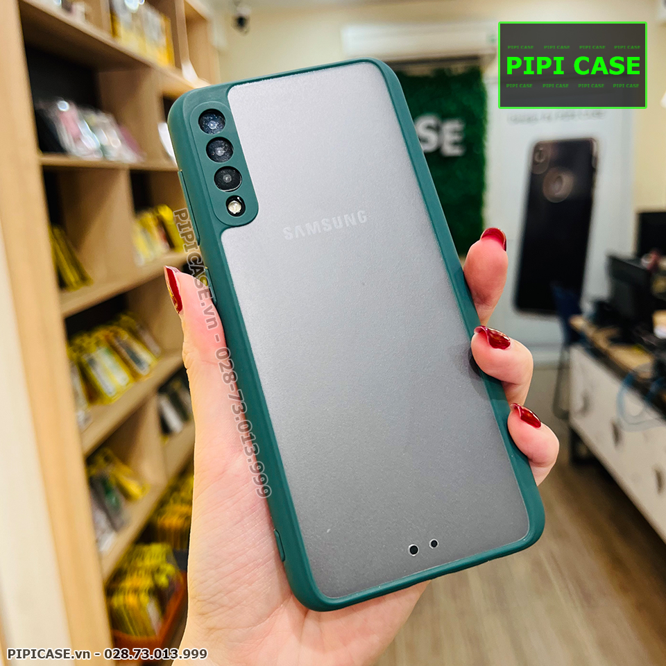 Ốp Lưng Samsung A50 - Black Panther - Xanh Rêu