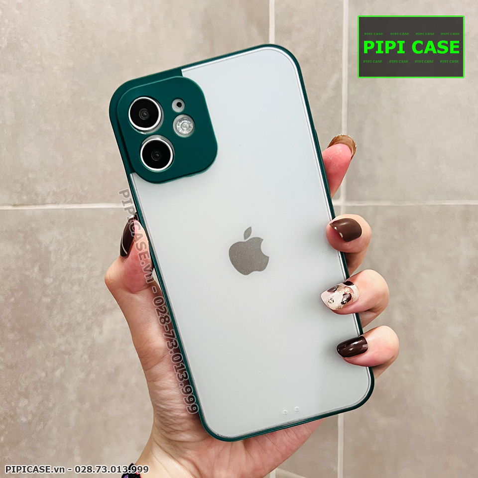 Ốp Lưng iPhone 12 - Black Panther - Xanh Rêu