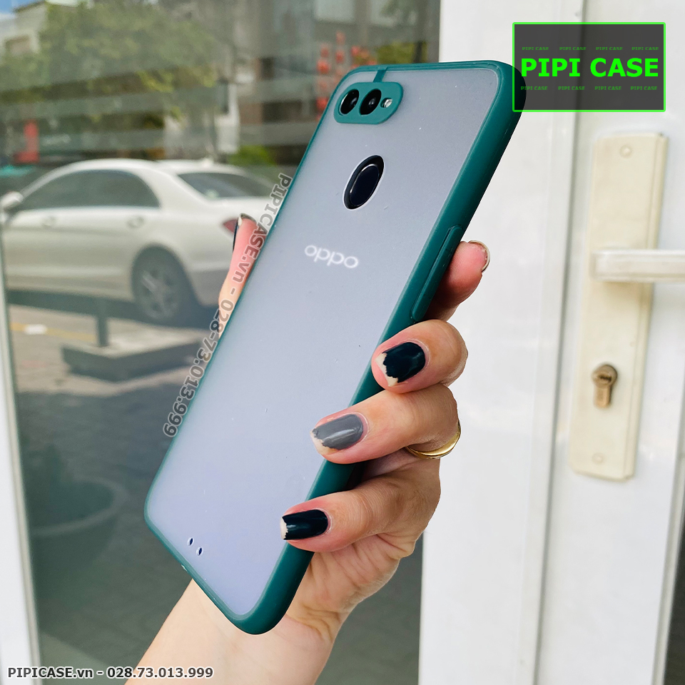 Ốp Lưng Oppo F9 - Black Panther - Xanh Rêu
