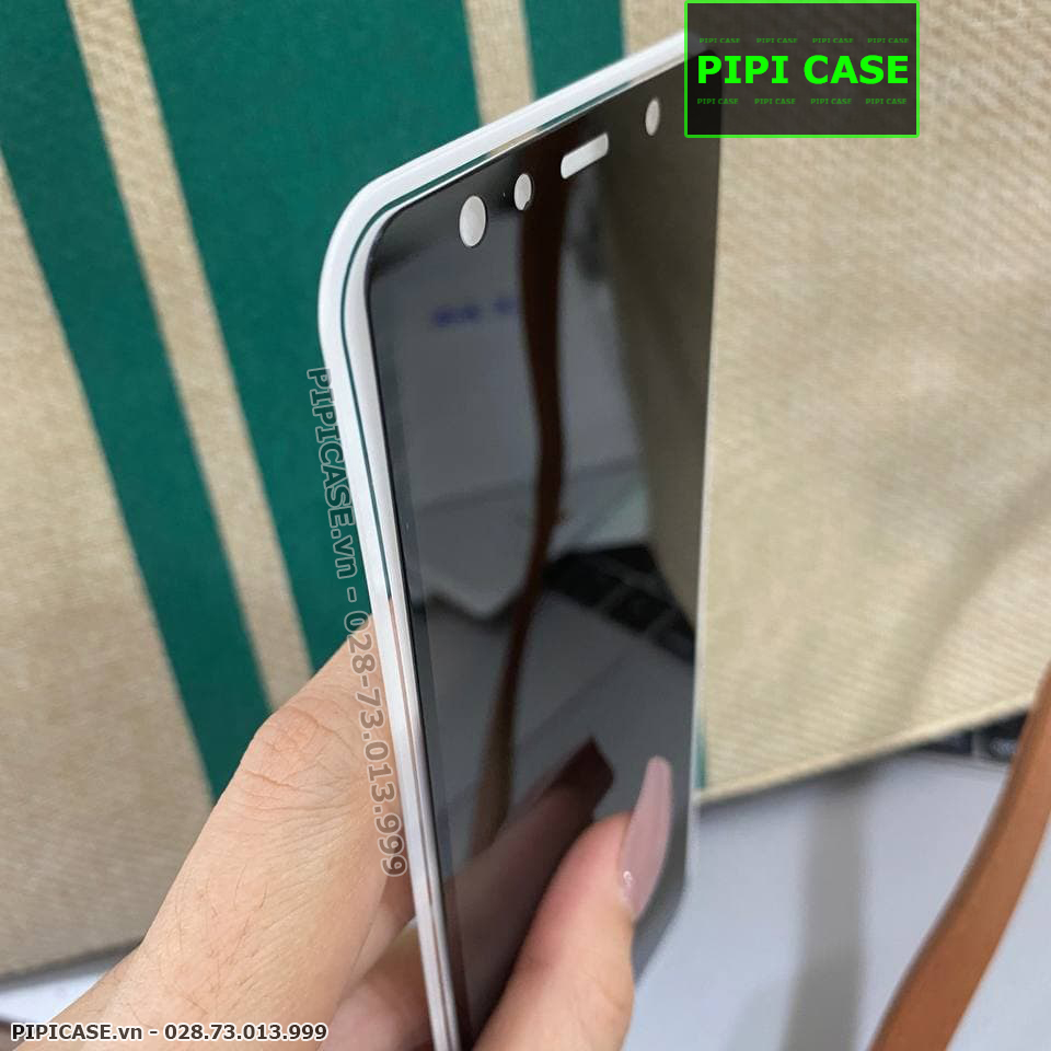 Cường Lực Chống Nhìn Trộm Samsung A7 2018 - Đen