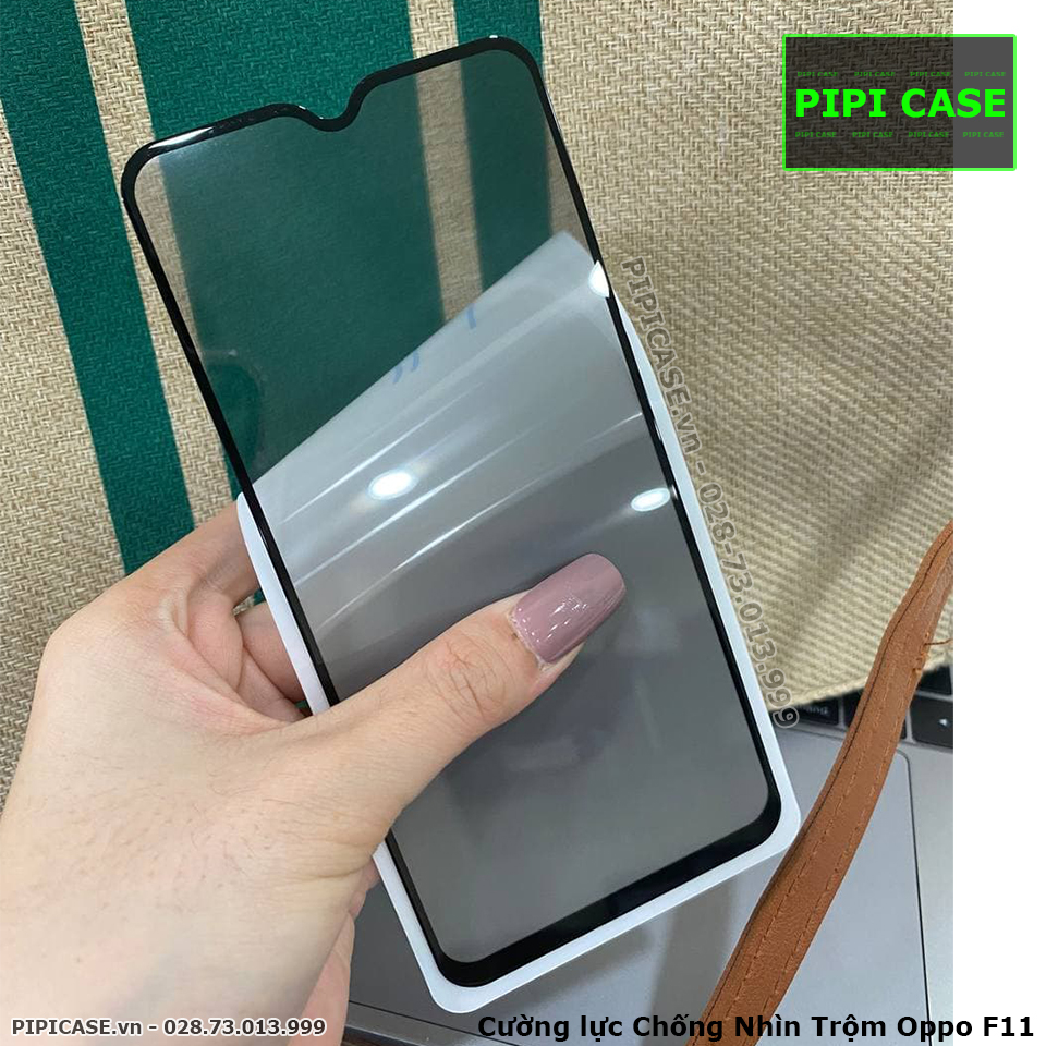 Cường Lực Chống Nhìn Trộm Oppo F11 - Đen