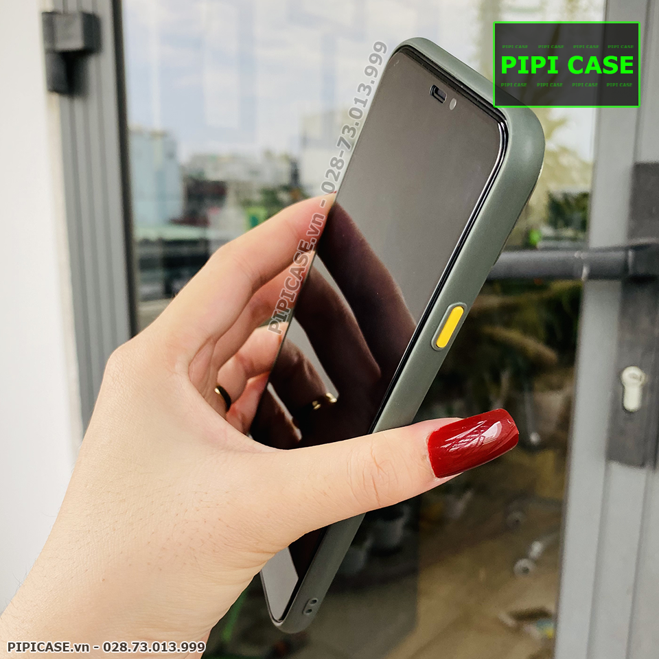 Ốp Lưng iPhone 11 Pro Max - AutoFocus Matte - Xanh Rêu