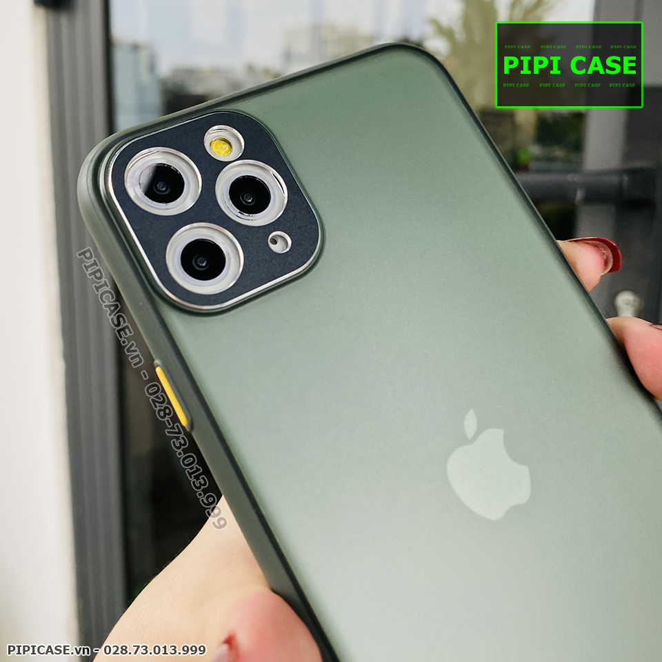 Ốp Lưng iPhone 11 Pro Max - AutoFocus Matte - Xanh Rêu