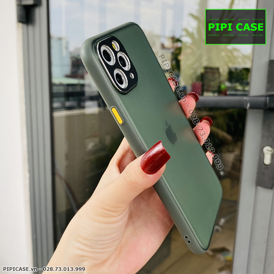 Ốp Lưng iPhone 11 Pro Max - AutoFocus Matte - Xanh Rêu