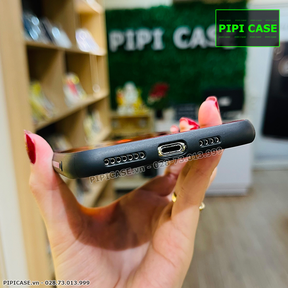 Ốp Lưng iPhone XS Max - Kim Cương 6D - Đỏ