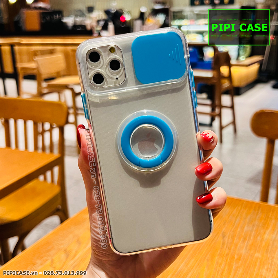 Ốp Lưng iPhone 11 Pro Max - Pink Bear - Xanh Dương