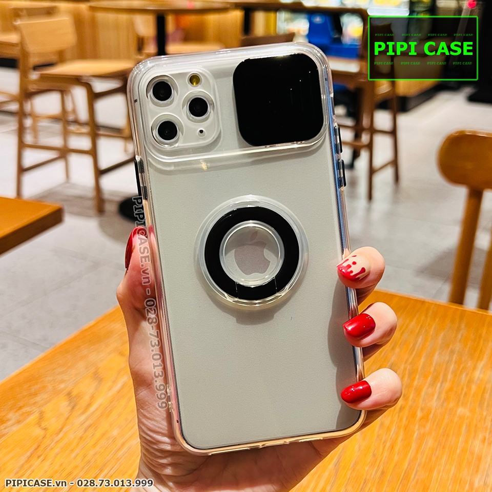 Ốp Lưng iPhone 11 Pro Max - Pink Bear - Đen